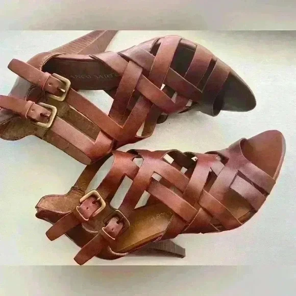 Franco Sarto brown sandals - Picture 3 of 9